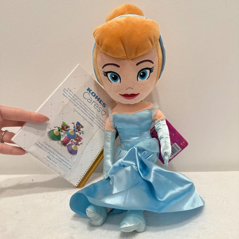 Disney Princess Cinderella Plush Doll Royal Friend‎ Blue Gown